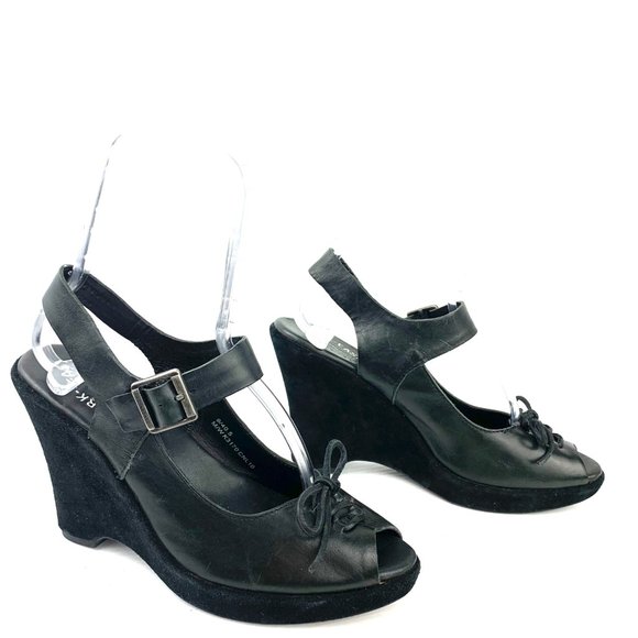 KORK-EASE Bellevue Peep Toe Wedges - Picture 12 of 12